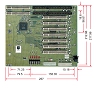 PBP-08A7,PICMG 1.0,Industrial Backplane,Industrial Computer