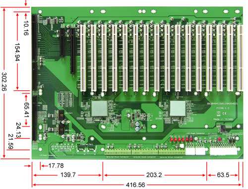PBPE-19AG64 Server Grade Industrial Backplane