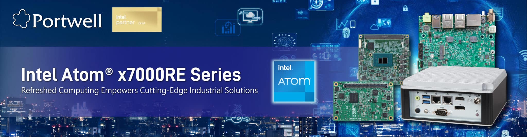 Intel Atom x7000RE Series  Banner