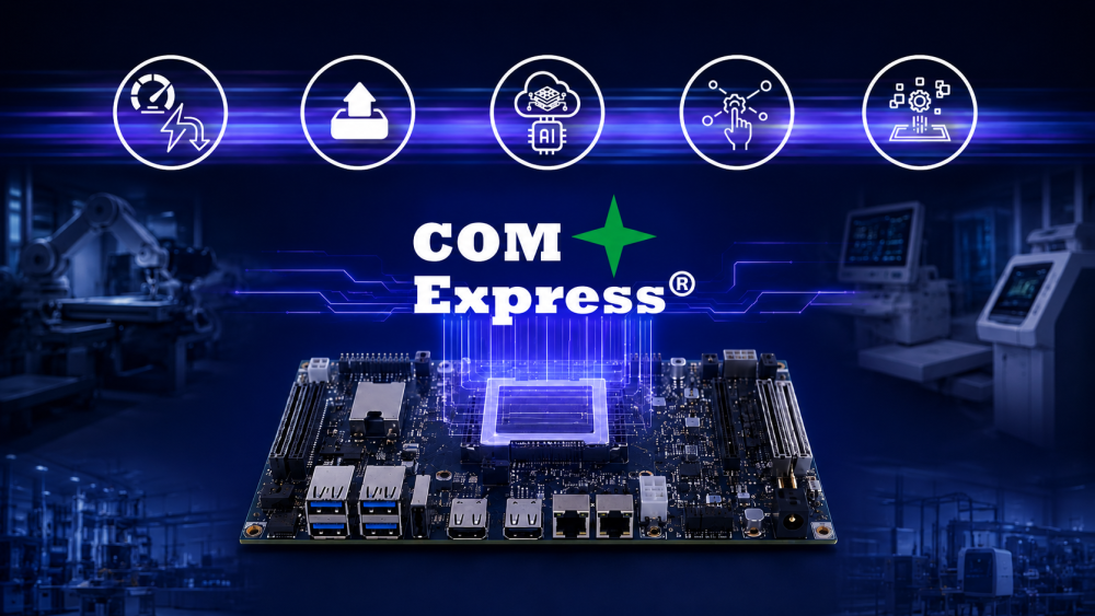 Portwell COM Express specifications and modular computing architecture diagram