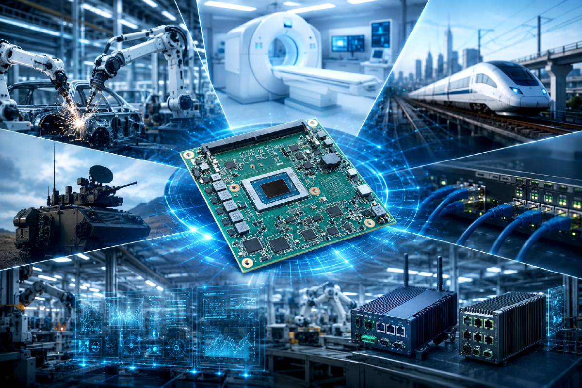 COM Express Basics applications across diverse vertical markets